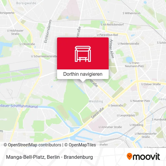 Manga-Bell-Platz Karte