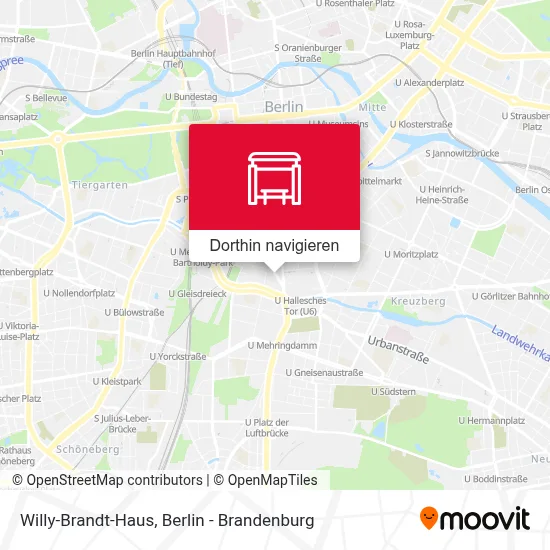 Willy-Brandt-Haus Karte