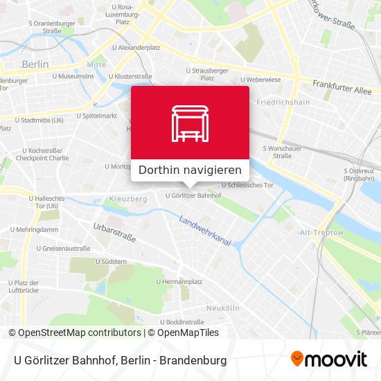 U Görlitzer Bahnhof Karte