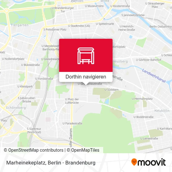 Marheinekeplatz Karte