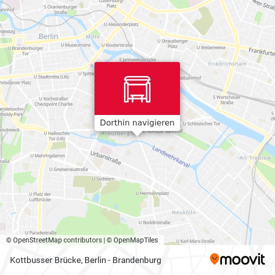 Kottbusser Brücke Karte