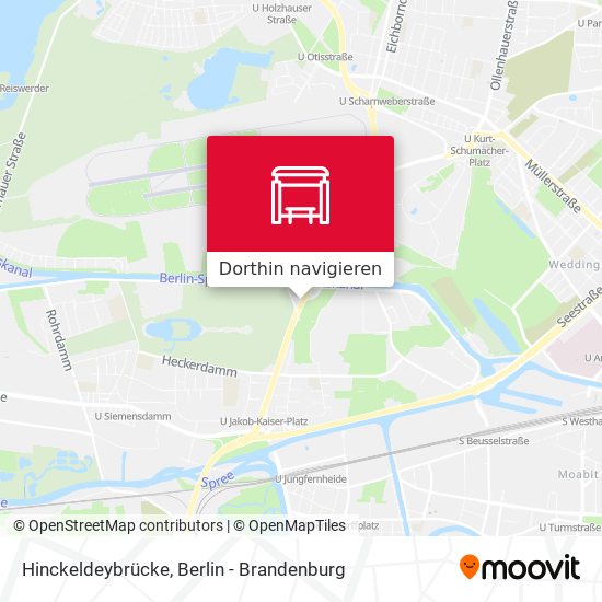 Hinckeldeybrücke Karte