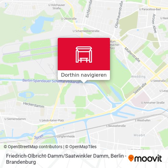 Friedrich-Olbricht-Damm / Saatwinkler Damm Karte