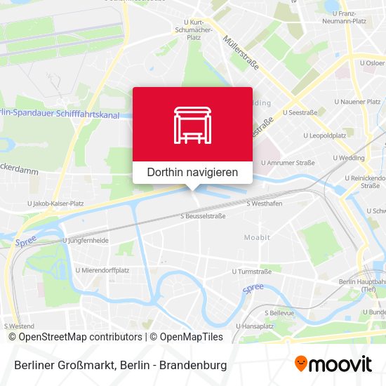 Berliner Großmarkt Karte