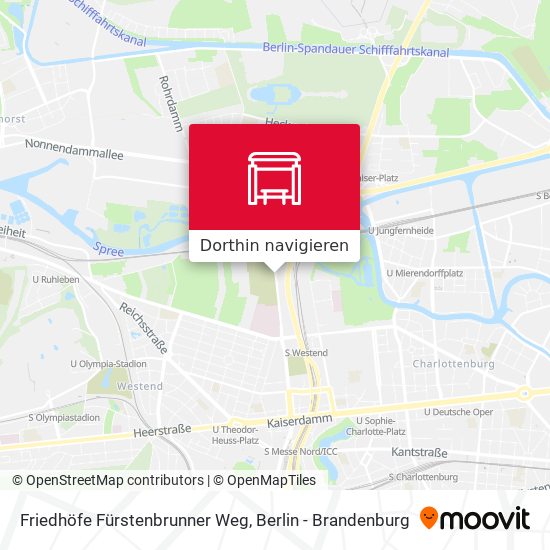 Friedhöfe Fürstenbrunner Weg Karte