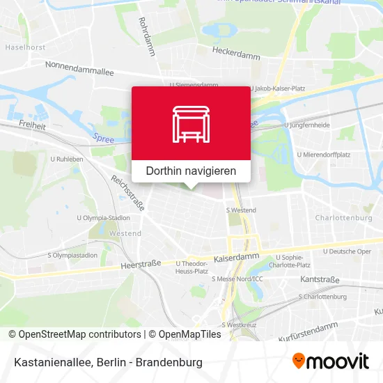 Kastanienallee Karte