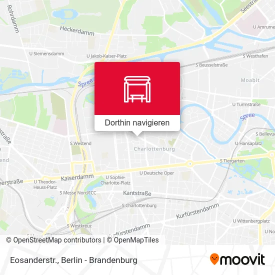 Eosanderstr. Karte