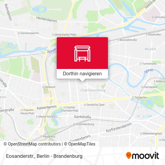 Eosanderstr. Karte