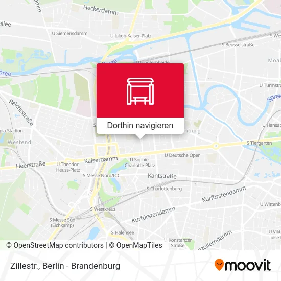Zillestr. Karte