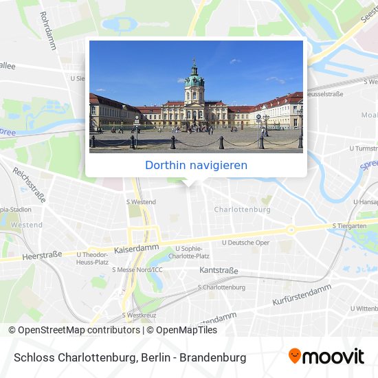 Schloss Charlottenburg Karte