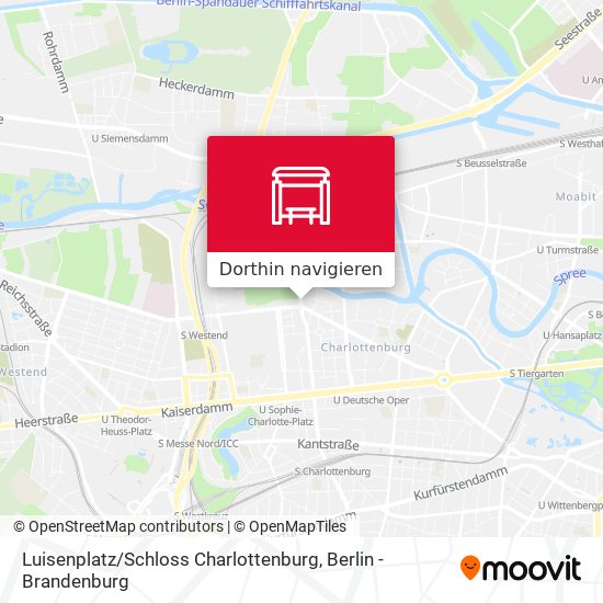 Luisenplatz / Schloss Charlottenburg Karte