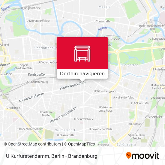 U Kurfürstendamm Karte