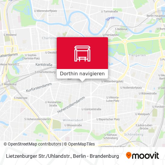 Lietzenburger Str./Uhlandstr. Karte