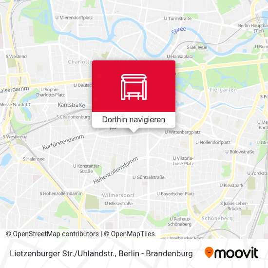 Lietzenburger Str./Uhlandstr. Karte