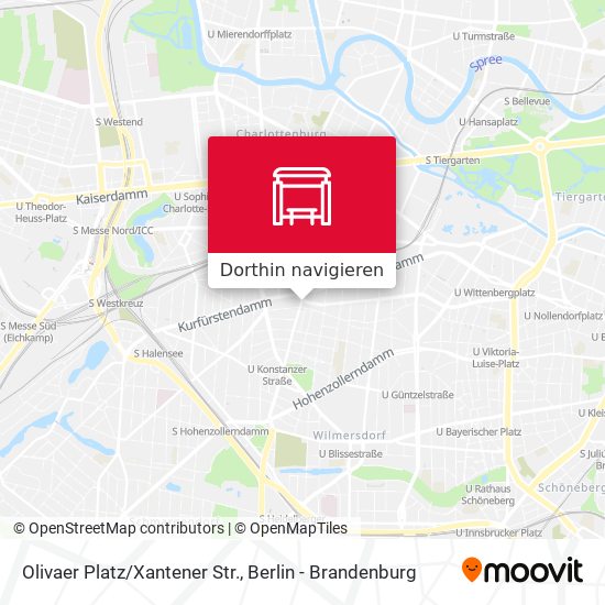 Olivaer Platz/Xantener Str. Karte