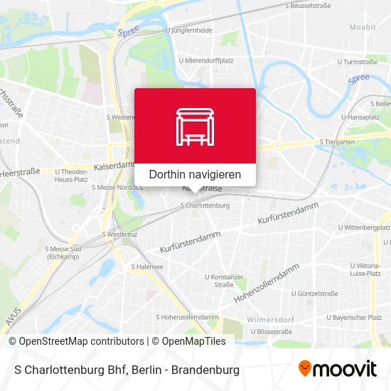 S Charlottenburg Bhf Karte