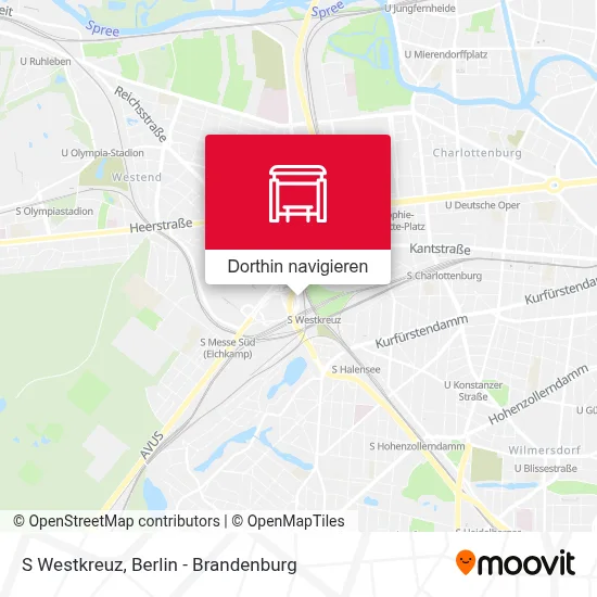 S Westkreuz Karte