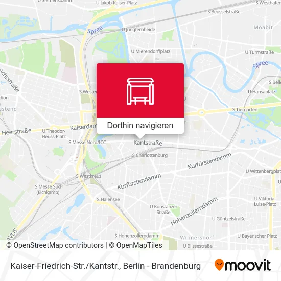 Kaiser-Friedrich-Str./Kantstr. Karte