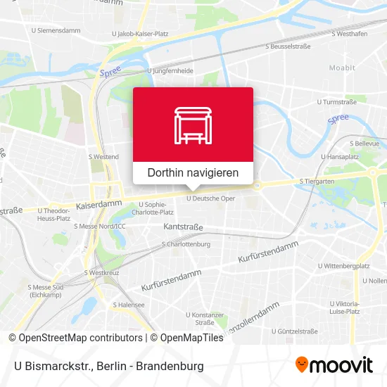 U Bismarckstr. Karte