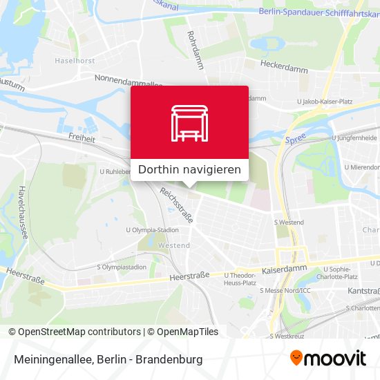 Meiningenallee Karte