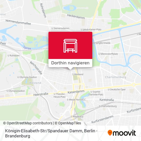 Königin-Elisabeth-Str / Spandauer Damm Karte