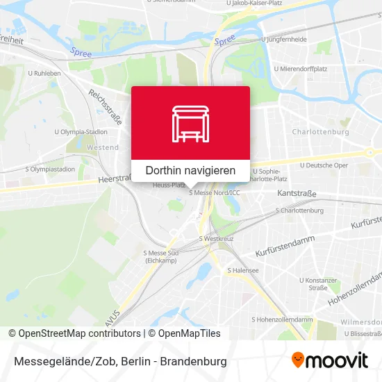 Messegelände/Zob Karte