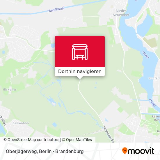 Oberjägerweg Karte
