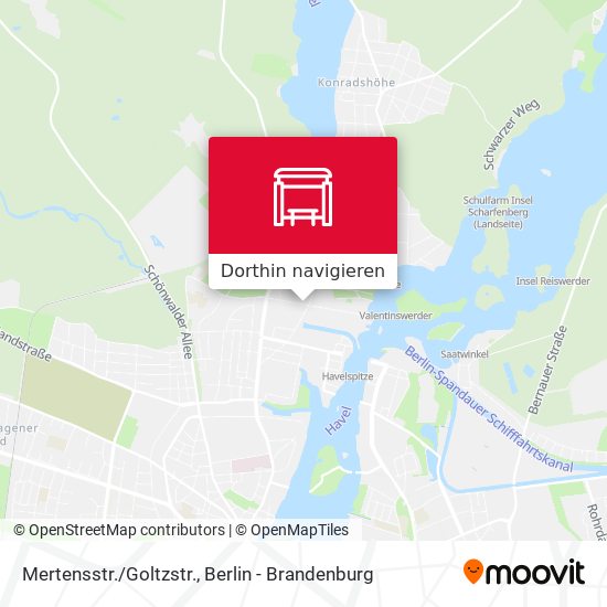 Mertensstr./Goltzstr. Karte