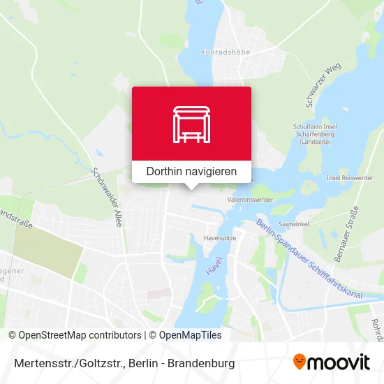 Mertensstr./Goltzstr. Karte