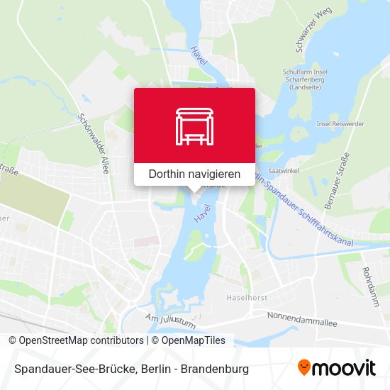 Spandauer-See-Brücke Karte