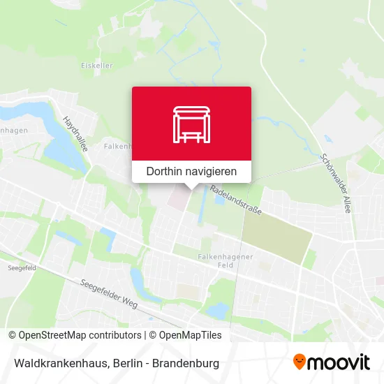 Waldkrankenhaus Karte