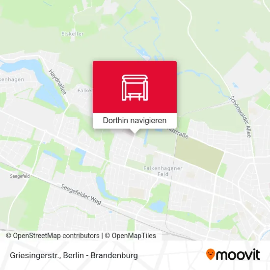Griesingerstr. Karte