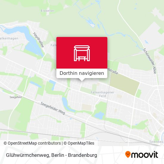 Glühwürmchenweg Karte