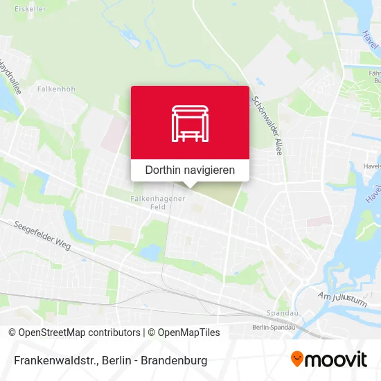 Frankenwaldstr. Karte