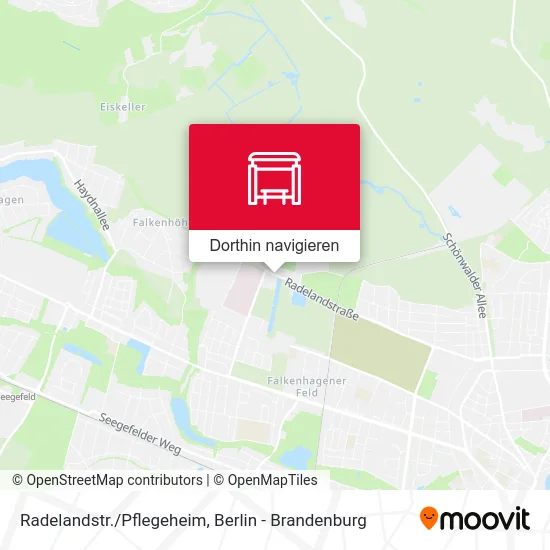 Radelandstr./Pflegeheim Karte