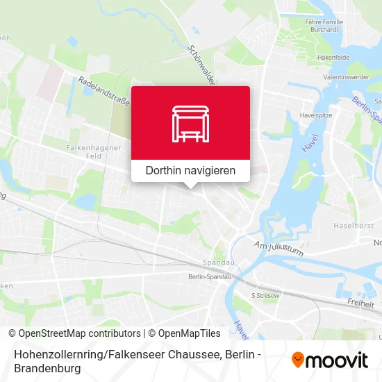 Hohenzollernring / Falkenseer Chaussee Karte