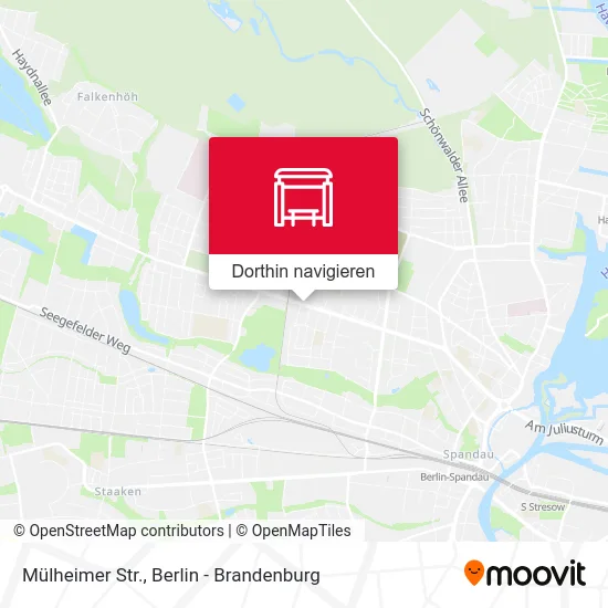 Mülheimer Str. Karte