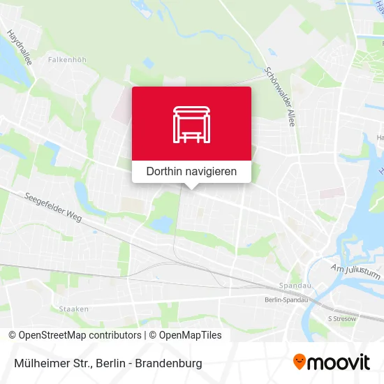 Mülheimer Str. Karte