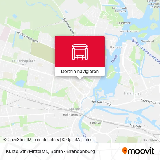 Kurze Str./Mittelstr. Karte