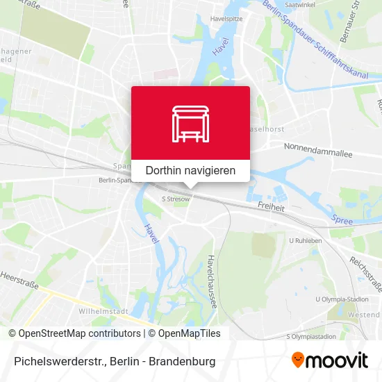 Pichelswerderstr. Karte