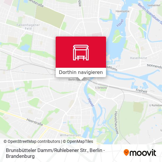 Brunsbütteler Damm / Ruhlebener Str. Karte