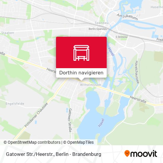 Gatower Str./Heerstr. Karte
