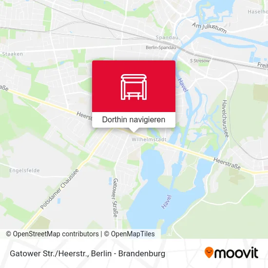 Gatower Str./Heerstr. Karte