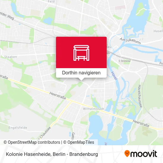 Kolonie Hasenheide Karte