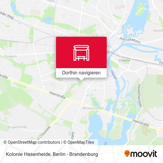 Kolonie Hasenheide Karte