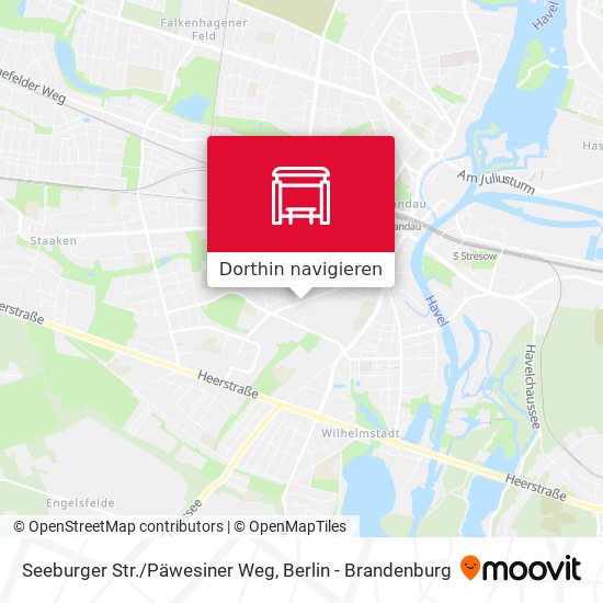 Seeburger Str./Päwesiner Weg Karte