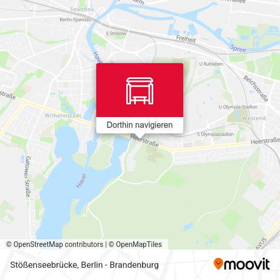 Stößenseebrücke Karte
