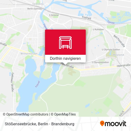 Stößenseebrücke Karte