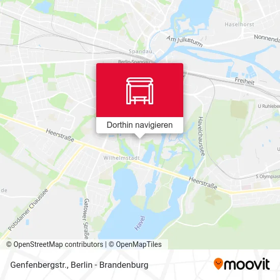 Genfenbergstr. Karte