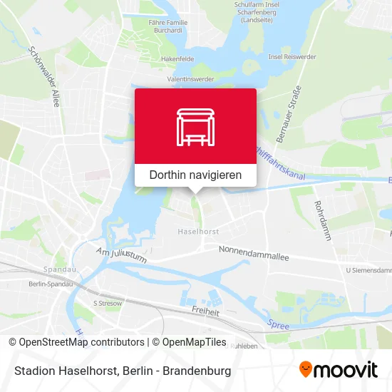 Stadion Haselhorst Karte